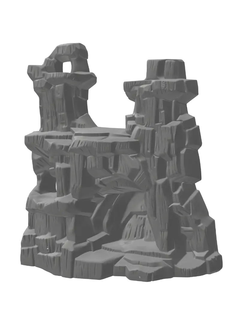 石砌堡垒 3D 模型